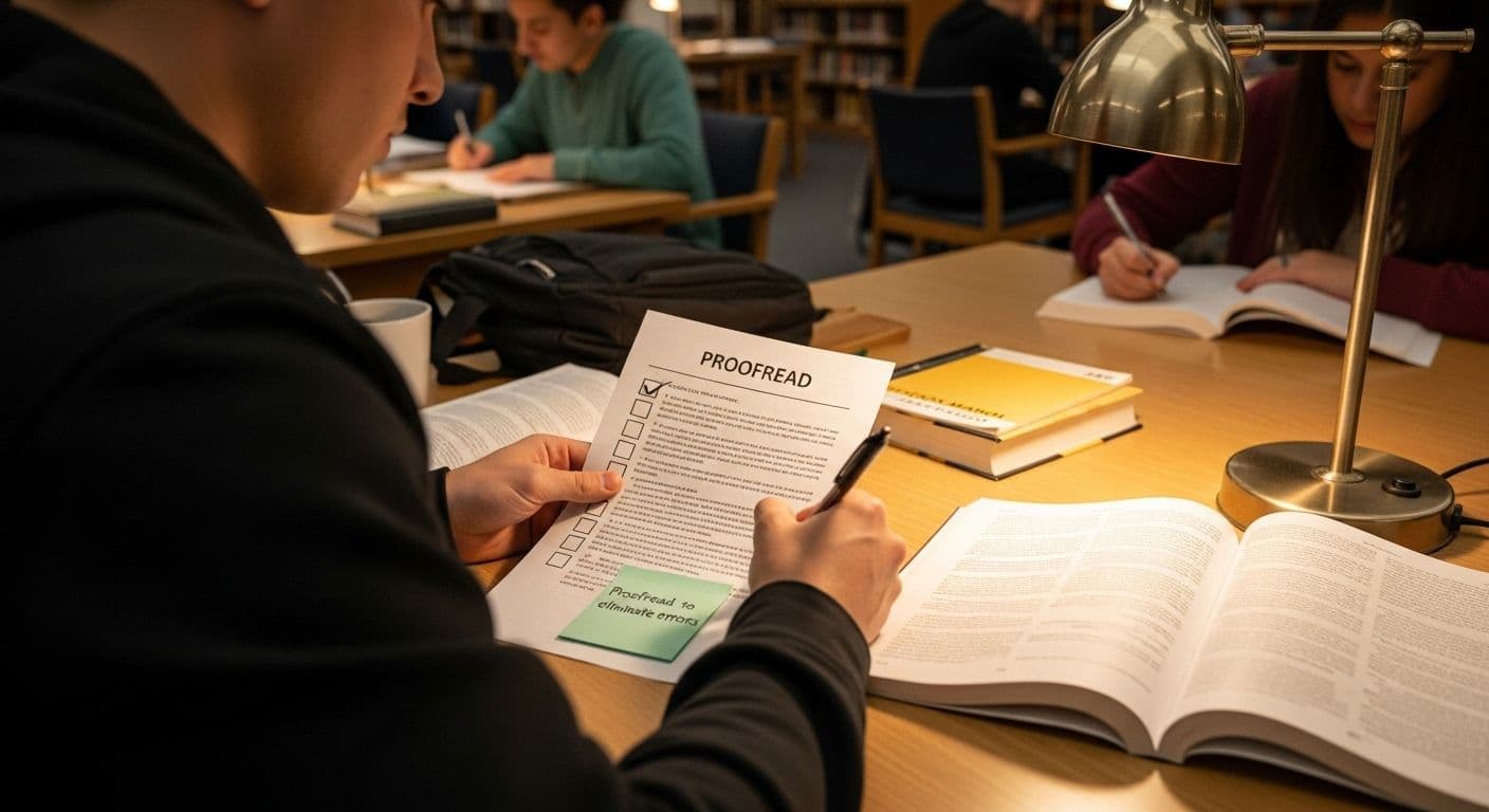 essay proofreading study